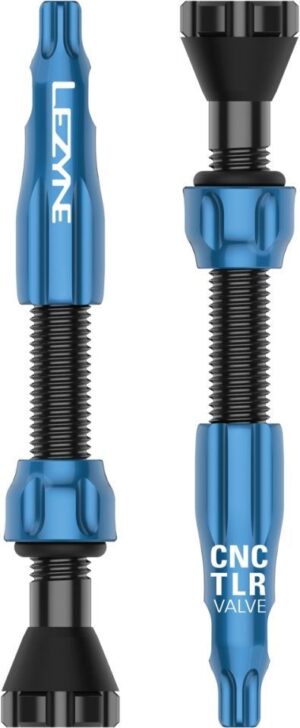 Lezyne CNC TLR Tubeless Valve 44 mm Blue