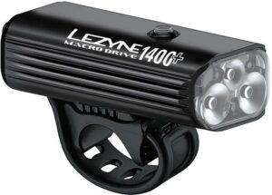 LEZYNE MACRO DRIVE 1400+ FRONT SATIN BLACK