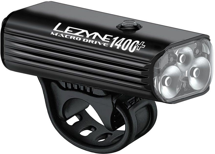 アクセサリー LEZYNE MACRO DRIVE 1400+ LEZYNE MACRO DRIVE 1400+ FRONT SATIN BLACK - LezyneStore.com