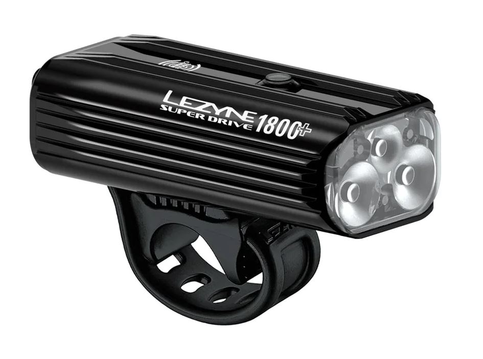 LEZYNE SUPER DRIVE 1800+ SMART FRONT BLACK - LezyneStore.com