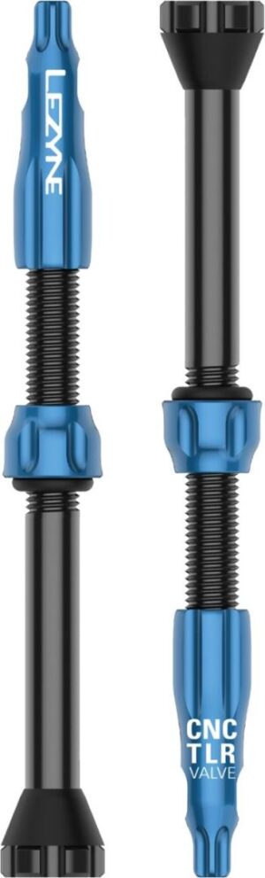 Lezyne CNC TLR Tubeless Valve 60MM Blue