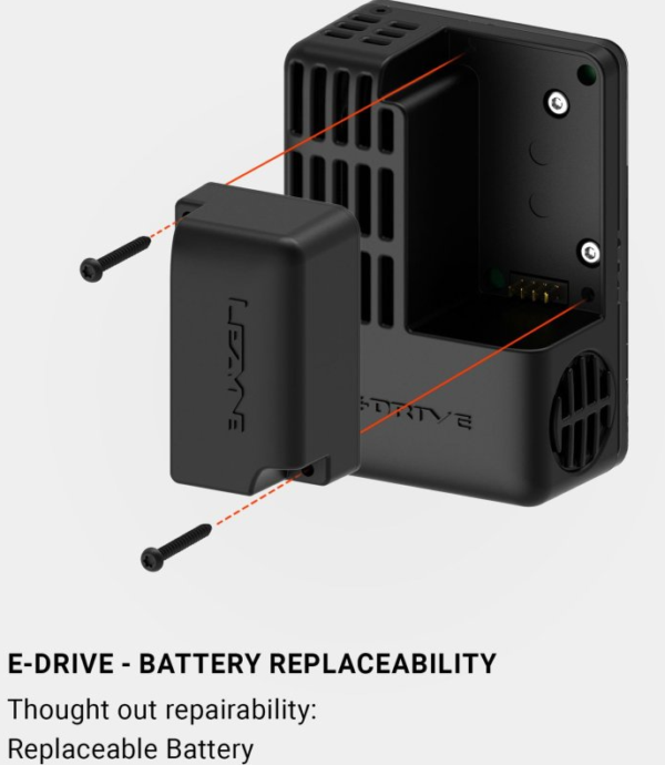 LEZYNE E DRIVE ELECTRIC PUMP SATIN BLACK - Image 18